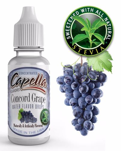 Capella Concord Grape with
  Stevia - Flavour Chasers